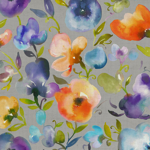 Samples - Burilda Printed Fabric Sample Swatch Indigo Voyage Maison