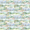 Buttermere Printed Cotton Fabric (By The Metre) Sage