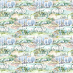 Buttermere Printed Cotton Fabric (By The Metre) Sage