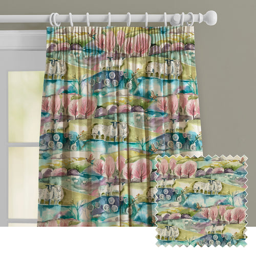 Animal Multi M2M - Buttermere Printed Made to Measure Curtains Sweetpea Voyage Maison