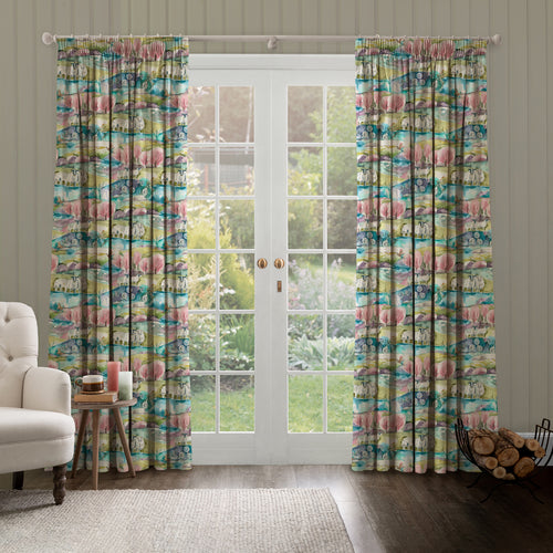 Animal Multi M2M - Buttermere Printed Made to Measure Curtains Sweetpea Voyage Maison