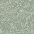 Voyage Maison Cademuir Printed Cotton Fabric Remnant in Duck Egg