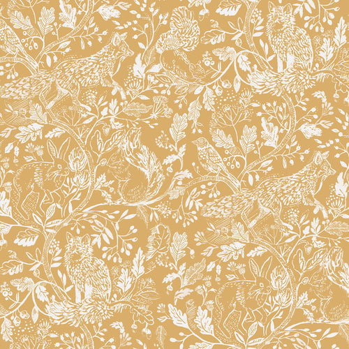 Samples - Cademuir  Wallpaper Sample Mustard Voyage Maison
