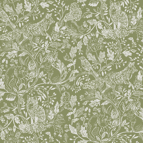  Samples - Cademuir  Wallpaper Sample Olive Voyage Maison