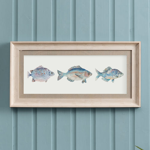 Animal Blue Wall Art - Cafalu  Framed Print Birch/Marine Voyage Maison