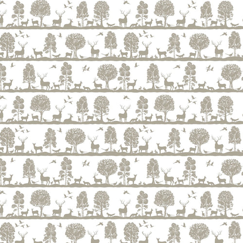 Voyage Maison Cairngorms Printed Cotton Fabric Remnant in Birch