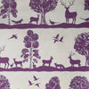 Cairngorms Printed Cotton Fabric (By The Metre) Damson