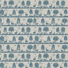 Cairngorms Printed Cotton Fabric (By The Metre) Azure