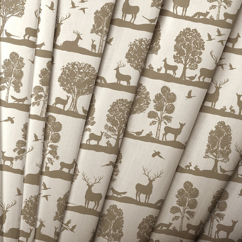 Animal Grey M2M - Cairngorms Printed Cotton Made to Measure Roman Blinds Birch Voyage Maison