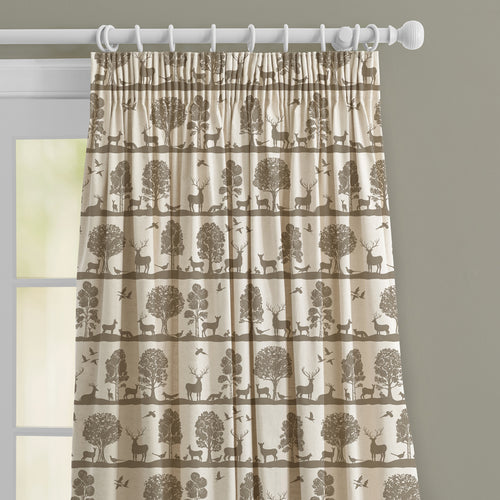 Animal Grey M2M - Cairngorms Printed Made to Measure Curtains Birch Voyage Maison