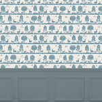 Voyage Maison Cairngorms 1.4m Wide Width Wallpaper in Azure