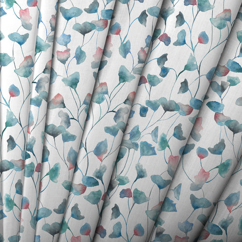 Floral Blue Fabric - Cala Printed Cotton Fabric (By The Metre) Marine Voyage Maison