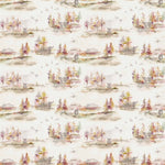 Caledonian Printed Cotton Fabric (By The Metre) Plum