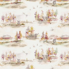 Voyage Maison Caledonian Forest 1.4m Wide Width Wallpaper in Plum