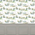 Voyage Maison Caledonian Forest 1.4m Wide Width Wallpaper in Topaz