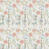 Carneum Floral Printed Cotton Fabric (By The Metre) Cinnamon