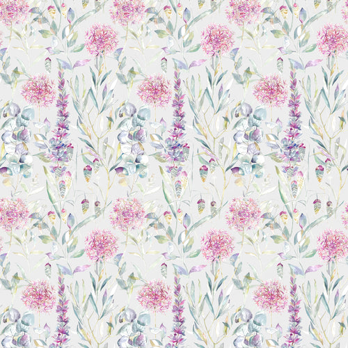 Voyage Maison Carneum Floral Printed Cotton Fabric Remnant in Sorbet