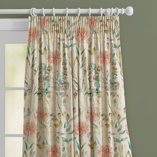 Floral Cream M2M - Carneum Printed Made to Measure Curtains Cinnamon Voyage Maison