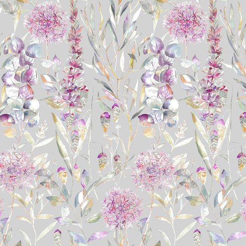 Floral Pink Wallpaper - Carneum  1.4m Wide Width Wallpaper (By The Metre) Raspberry Voyage Maison