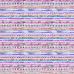 Carnival Stripe Printed Cotton Fabric (By The Metre) Blossom