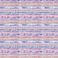  Samples - Carnival Stripe Printed Fabric Sample Swatch Blossom Voyage Maison