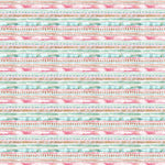 Carnival Stripe Printed Cotton Fabric (By The Metre) Dusk