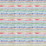 Carnival Stripe Printed Cotton Fabric (By The Metre) Primary