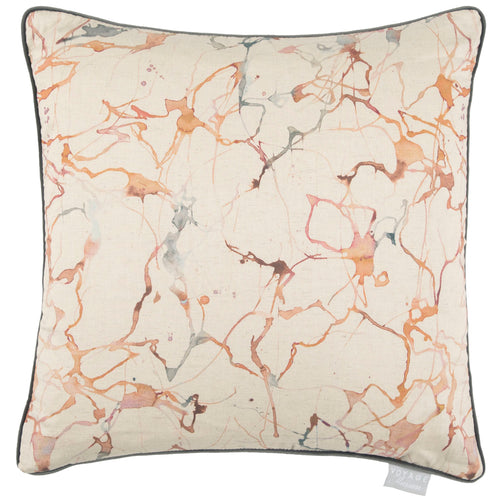 Additions Carrara Printed Feather Cushion in Rosewater