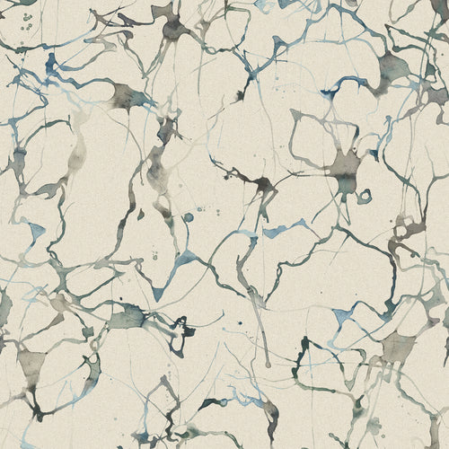 Samples - Carrara Printed Fabric Sample Swatch Frost Voyage Maison