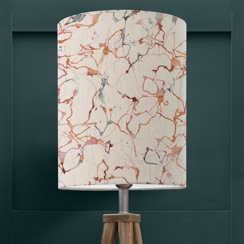 Floral Orange Lighting - Carrara Anna Lamp Shade Rosewater Voyage Maison