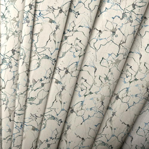 Abstract Cream M2M - Carrara Printed Cotton Made to Measure Roman Blinds Frost Voyage Maison