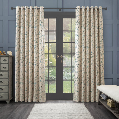 Abstract Cream M2M - Carrara Printed Made to Measure Curtains Frost Voyage Maison
