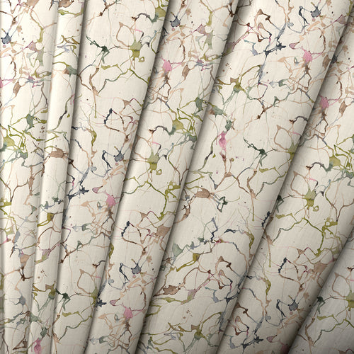 Abstract Cream M2M - Carrara Printed Made to Measure Curtains Meadow Voyage Maison