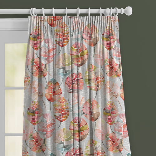 Floral Orange M2M - Cassava Printed Made to Measure Curtains Cinnamon Voyage Maison