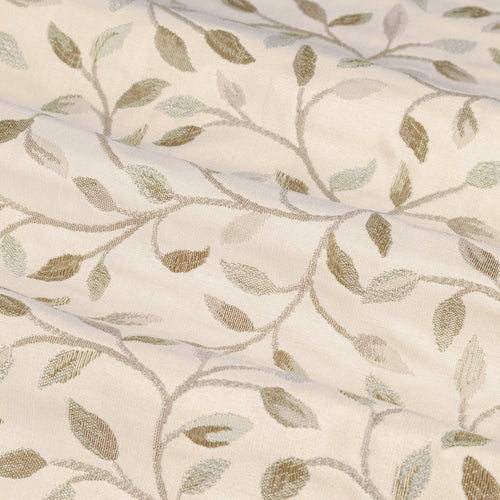 Cervino Jacquard Room Darkening Pencil Pleat Curtains Lichen