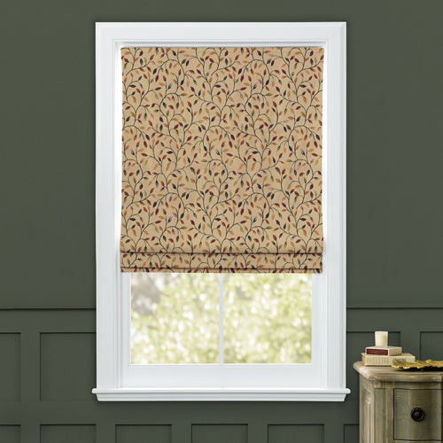 Floral Red M2M - Cervino Woven Jacquard Made to Measure Roman Blinds Default Voyage Maison