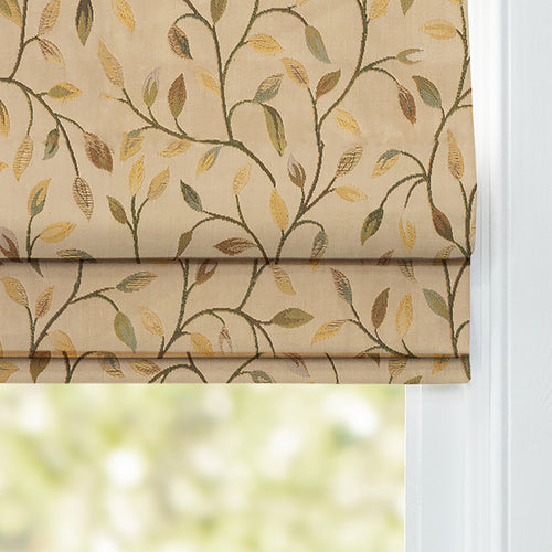 Floral Yellow M2M - Cervino Woven Jacquard Made to Measure Roman Blinds Default Voyage Maison