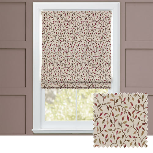 Floral Purple M2M - Cervino Woven Jacquard Made to Measure Roman Blinds Default Voyage Maison