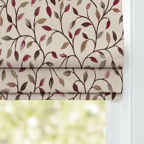 Floral Purple M2M - Cervino Woven Jacquard Made to Measure Roman Blinds Default Voyage Maison