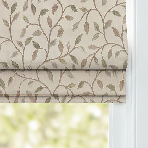 Floral Green M2M - Cervino Woven Jacquard Made to Measure Roman Blinds Default Voyage Maison