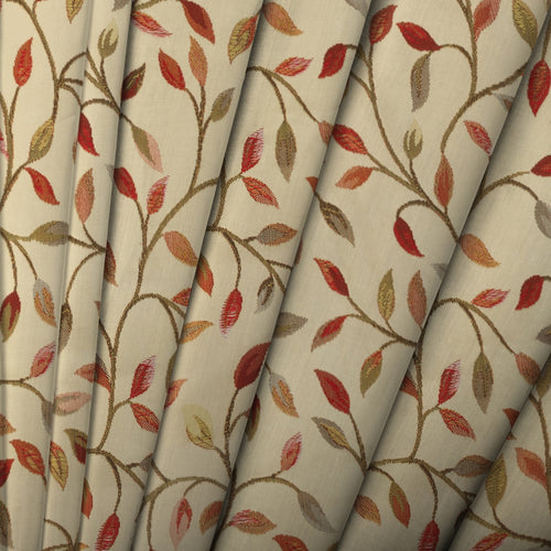 Floral Red M2M - Cervino Woven Jacquard Made to Measure Roman Blinds Default Voyage Maison