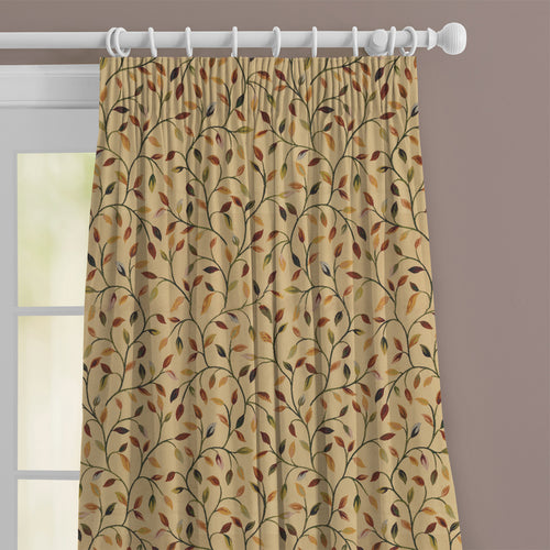 Floral Red M2M - Cervino Woven Jacquard Made to Measure Curtains Default Voyage Maison