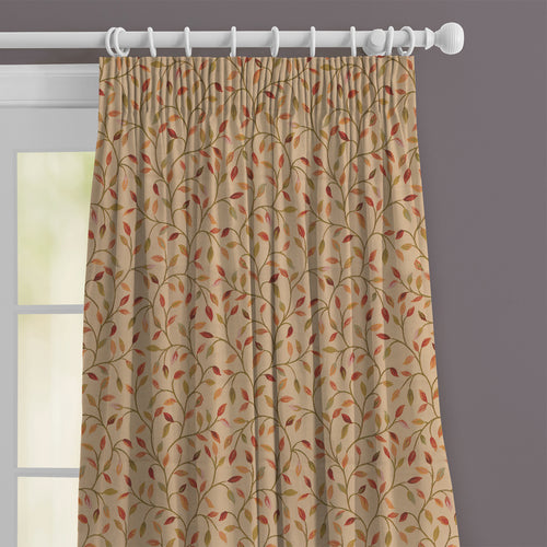 Floral Red M2M - Cervino Woven Jacquard Made to Measure Curtains Default Voyage Maison