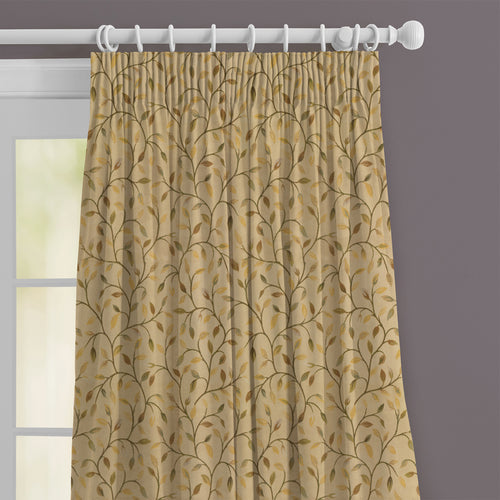 Floral Yellow M2M - Cervino Woven Jacquard Made to Measure Curtains Default Voyage Maison