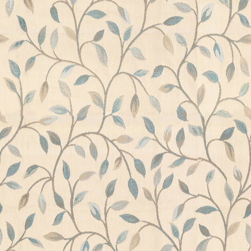 Floral Blue M2M - Cervino Woven Jacquard Made to Measure Curtains Default Voyage Maison