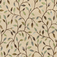 Floral Multi Fabric - Cervino Woven Jacquard Fabric Aqua Voyage Maison