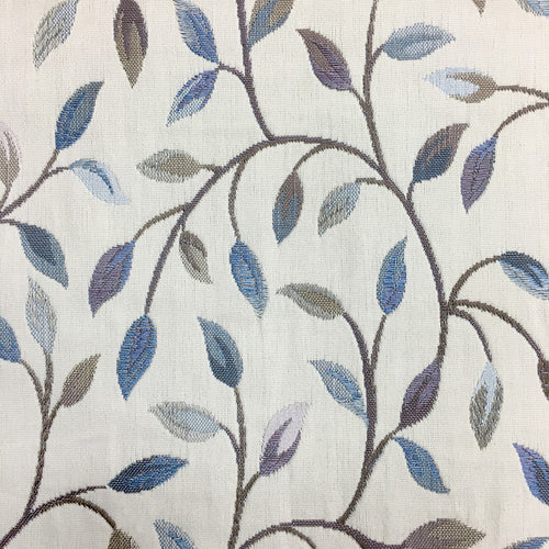 Floral Multi Fabric - Cervino Woven Jacquard Fabric (By The Metre) Bluebell Voyage Maison