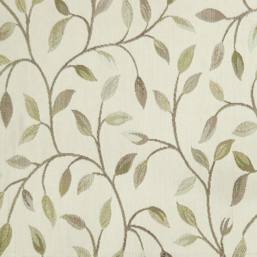 Floral Beige Fabric - Cervino Woven Jacquard Fabric (By The Metre) Catkin Voyage Maison