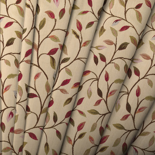 Floral Multi Fabric - Cervino Woven Jacquard Fabric Elderberry Voyage Maison