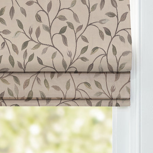 Floral Beige M2M - Cervino Woven Jacquard Made to Measure Roman Blinds Default Voyage Maison